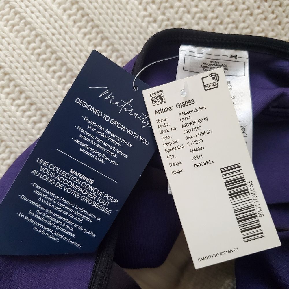 Reebok Sports Maternity Bra Sz Sm - Picture 12 of 14